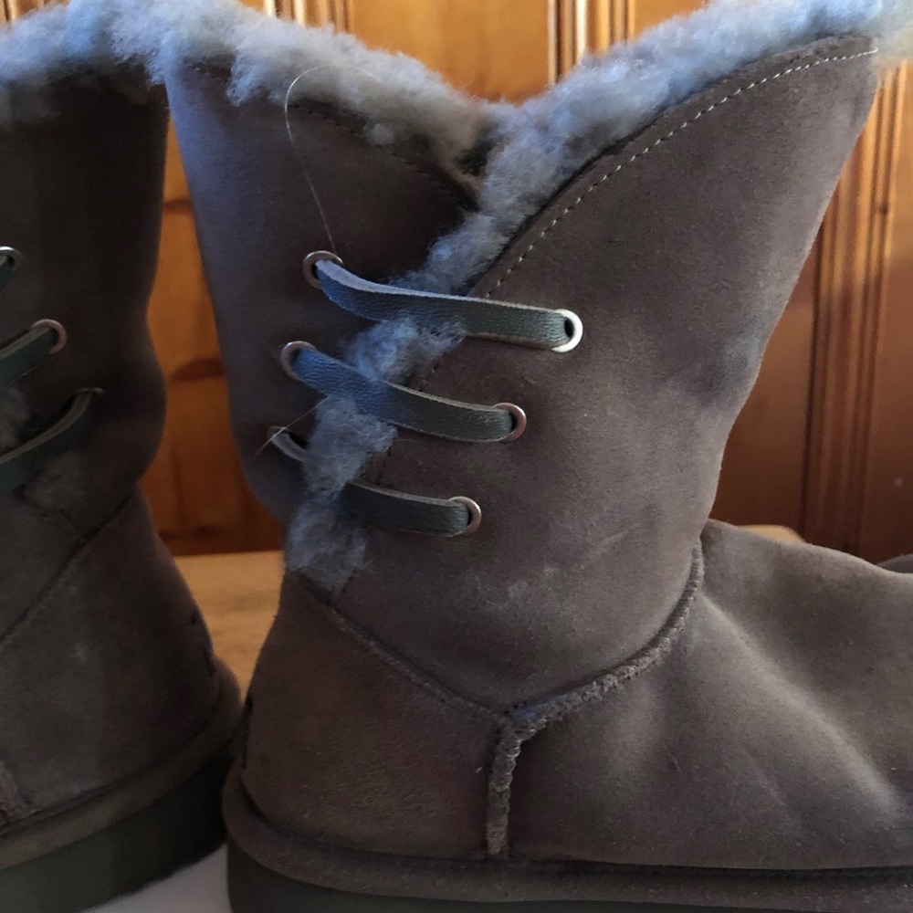 Ugg Constantine Genuine Shearling Gray Boots - image 5